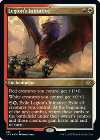 Legion's Initiative (Foil Etched) (Double Masters 2022) Near Mint Foil