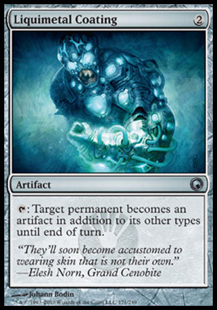 Liquimetal Coating (Scars of Mirrodin) Medium Play Foil