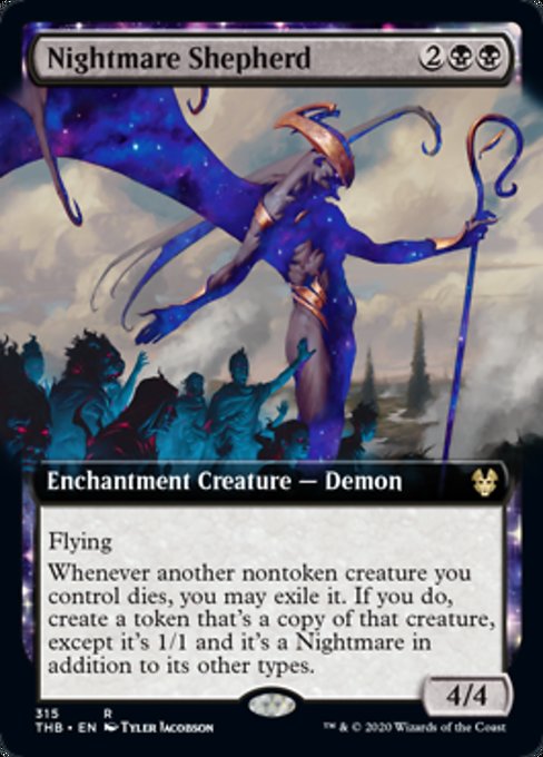 Nightmare Shepherd (Extended Art) (Theros Beyond Death) Medium Play Foil