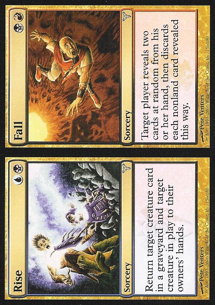 Rise / Fall (Dissension) Medium Play Foil