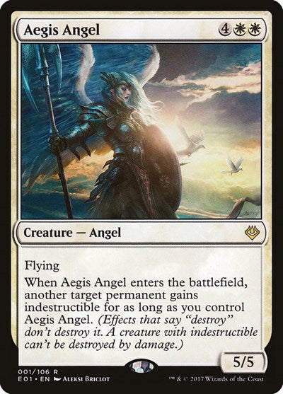 Aegis Angel (Archenemy: Nicol Bolas) Light Play