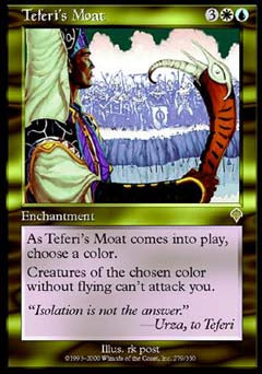 Teferi's Moat (Invasion) Light Play