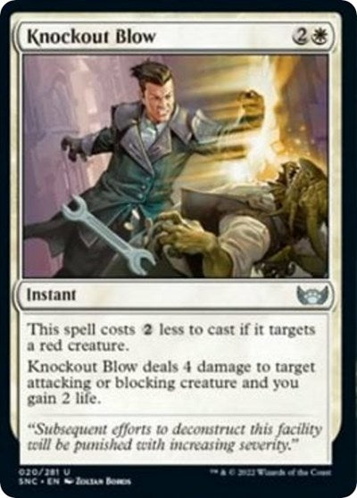 Knockout Blow (Streets of New Capenna) Near Mint Foil
