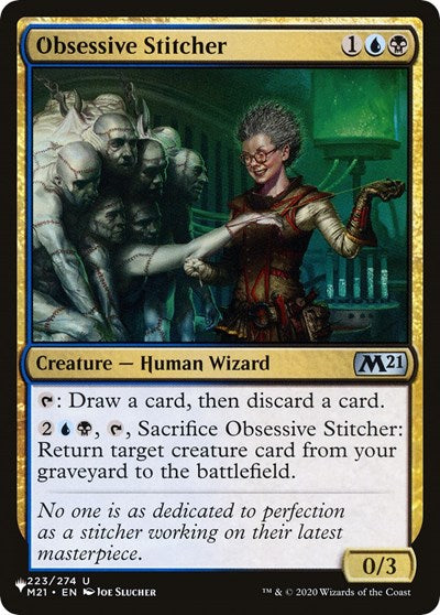Obsessive Stitcher (The List) Near Mint