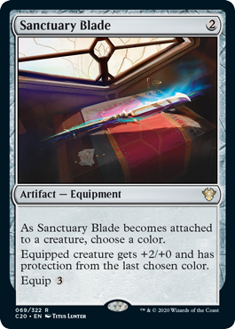 Sanctuary Blade (Commander 2020 Ikoria) Near Mint