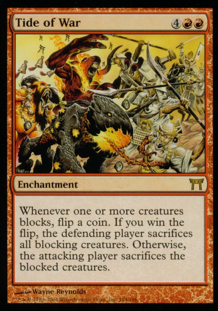 Tide of War (Champions of Kamigawa) Light Play