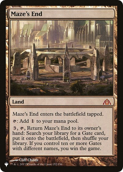 Maze's End (The List) Near Mint
