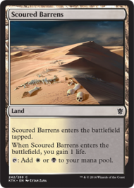 Scoured Barrens (Khans of Tarkir) Medium Play