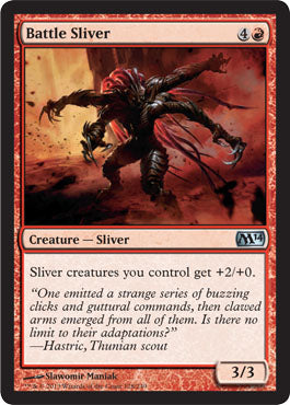 Battle Sliver (Magic 2014 Core Set) Near Mint Foil