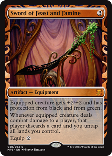 Sword of Feast and Famine (Kaladesh Inventions) Near Mint Foil