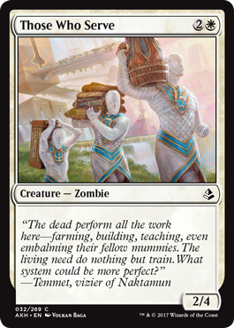 Those Who Serve (Amonkhet) Medium Play