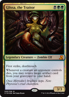 Glissa, the Traitor (From the Vault: Lore) Light Play Foil