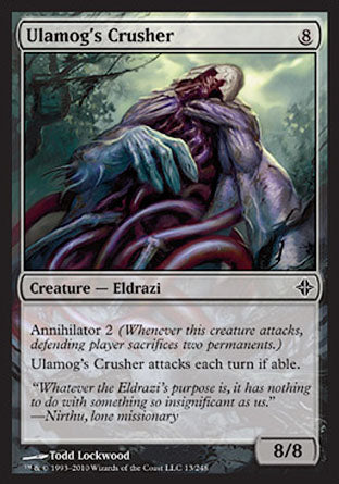 Ulamog's Crusher (Rise of the Eldrazi) Light Play