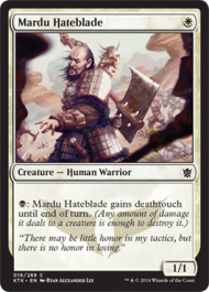 Mardu Hateblade (Khans of Tarkir) Near Mint