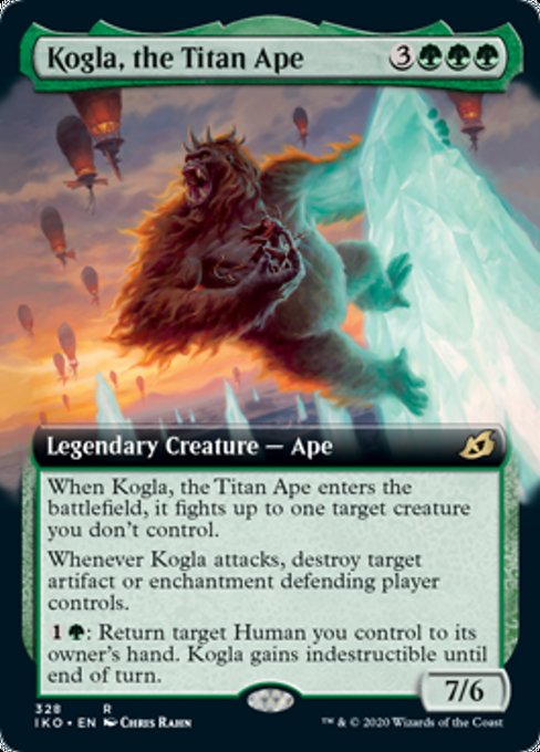 Kogla The Titan Ape (Extended Art) (Ikoria: Lair of Behemoths) Medium Play