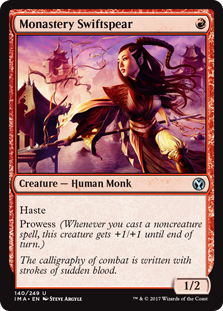 Monastery Swiftspear (Iconic Masters) Near Mint Foil