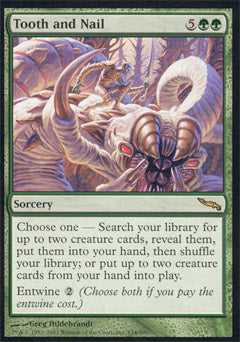 Tooth and Nail (Mirrodin) Heavy Play