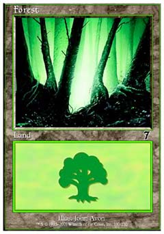 Forest (329) (7th Edition) Medium Play