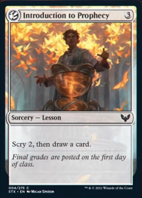 Introduction to Prophecy (Strixhaven) Near Mint Foil