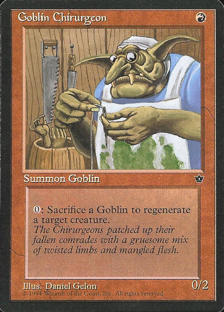 Goblin Chirurgeon (3) (Fallen Empires) Medium Play