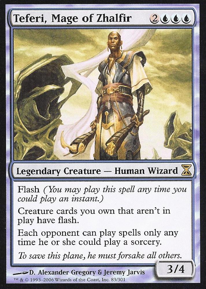 Teferi, Mage of Zhalfir (Time Spiral) Medium Play Foil