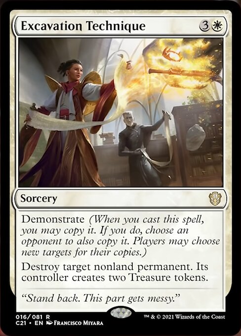Excavation Technique (Commander 2021 Strixhaven) Light Play