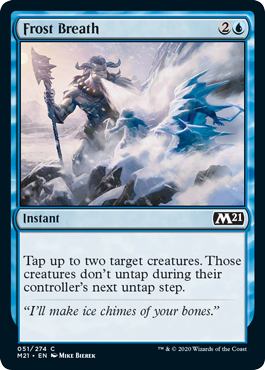 Frost Breath (Magic 2021 Core Set) Near Mint Foil
