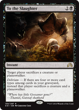 To the Slaughter (Shadows Over Innistrad) Medium Play