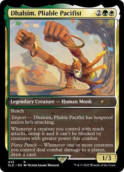 Dhalsim, Pliable Pacifist (Secret Lair) Near Mint Foil