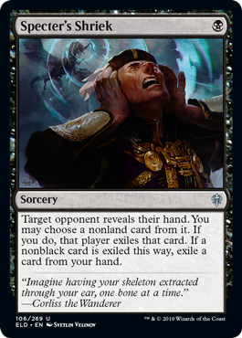 Specter's Shriek (Throne of Eldraine) Near Mint