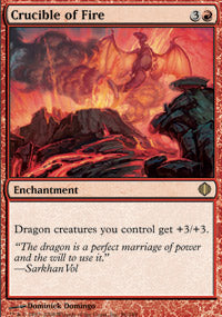 Crucible of Fire (Shards of Alara) Light Play