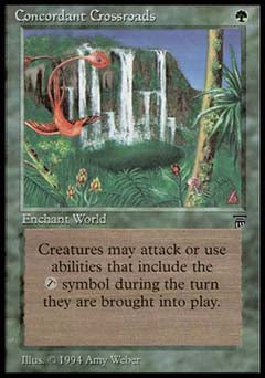Concordant Crossroads (Legends) Heavy Play