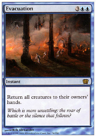 Evacuation (8th Edition) Medium Play Foil