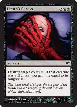 Death's Caress (Dark Ascension) Light Play Foil
