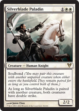 Silverblade Paladin (Avacyn Restored) Heavy Play