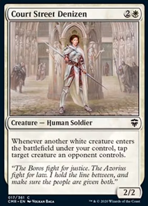 Court Street Denizen (Commander Legends) Near Mint Foil