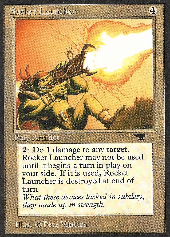 Rocket Launcher (Antiquities) Heavy Play