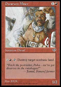 Dwarven Miner (Mirage) Near Mint