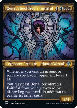 Rona, Sheoldred's Faithful (Showcase) (Dominaria United) Near Mint Foil