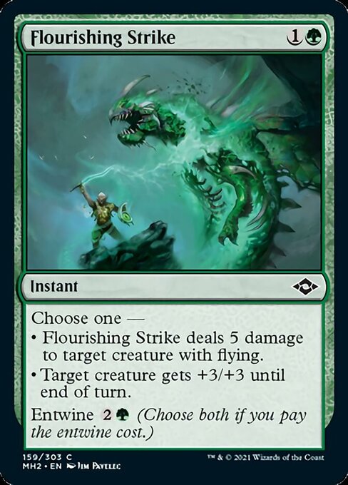 Flourishing Strike (Modern Horizons 2) Medium Play Foil