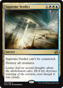 Supreme Verdict (Iconic Masters) Light Play
