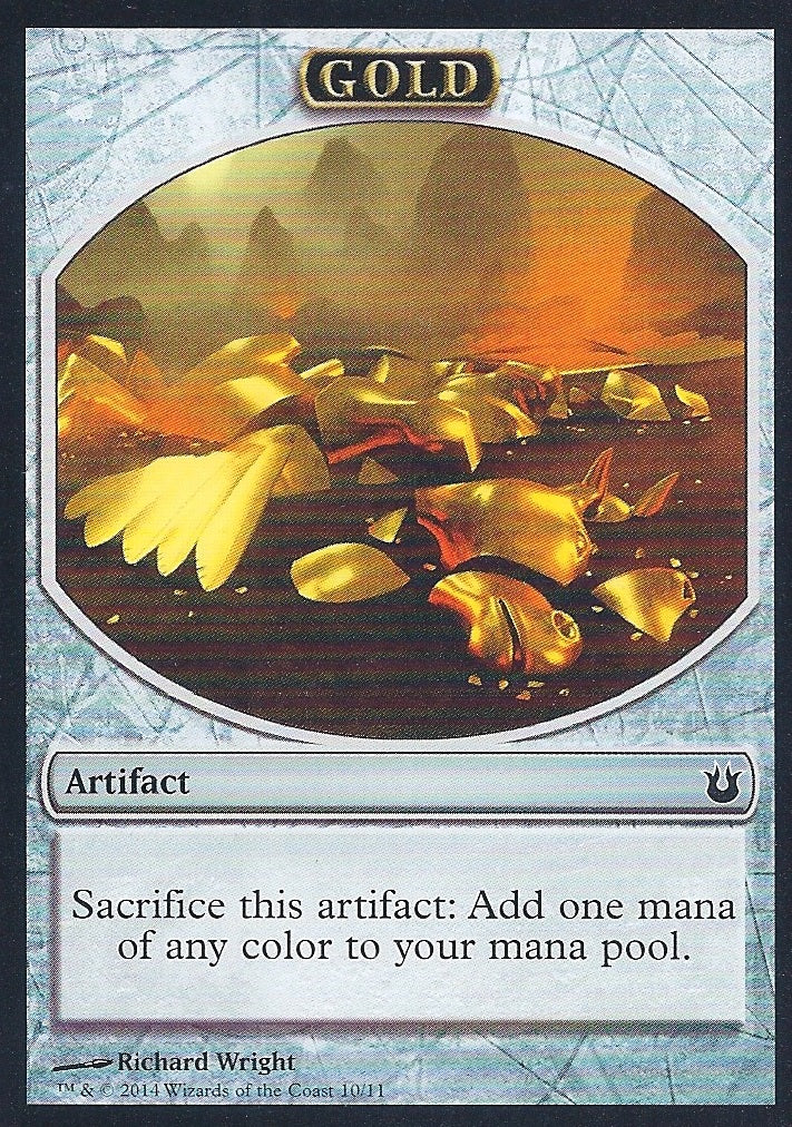 Gold Token (Born of the Gods) Medium Play
