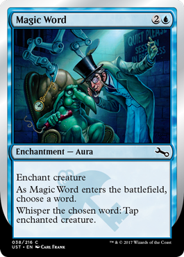 Magic Word (Unstable) Near Mint Foil