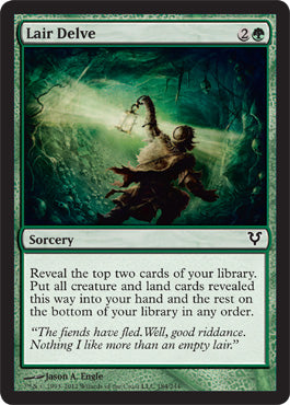 Lair Delve (Avacyn Restored) Medium Play
