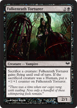 Falkenrath Torturer (Dark Ascension) Light Play Foil