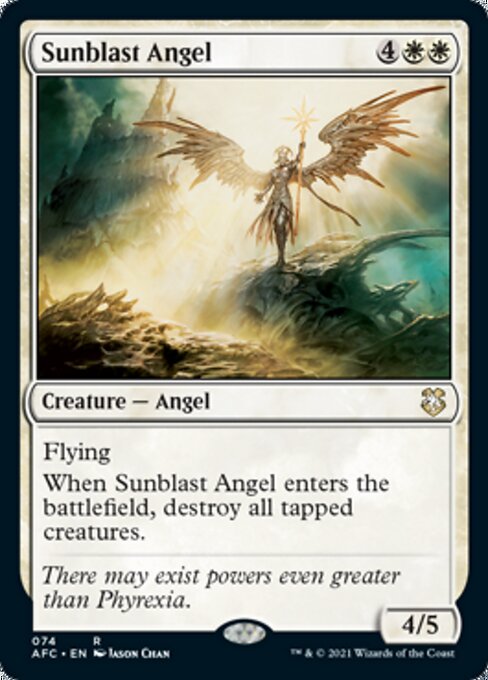 Sunblast Angel (Commander 2021 Forgotten Realms) Near Mint