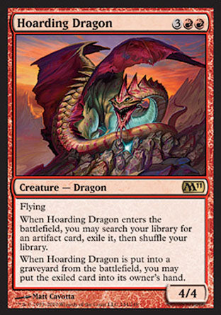 Hoarding Dragon (Magic 2011 Core Set) Medium Play