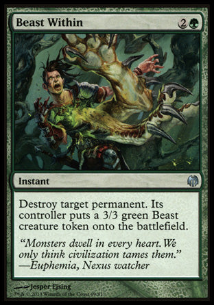 Beast Within (Duel Decks: Heroes vs Monsters) Near Mint