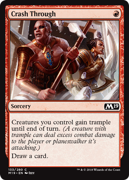 Crash Through (Magic 2019 Core Set) Near Mint
