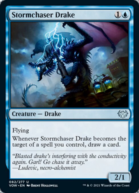 Stormchaser Drake (Innistrad: Crimson Vow) Near Mint Foil